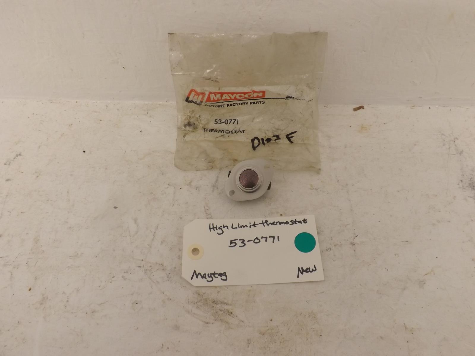 Maytag Dryer 53-0771 High Limit Thermostat New OEM Maytag Dryer 53-0771 High Limit Thermostat New OEM